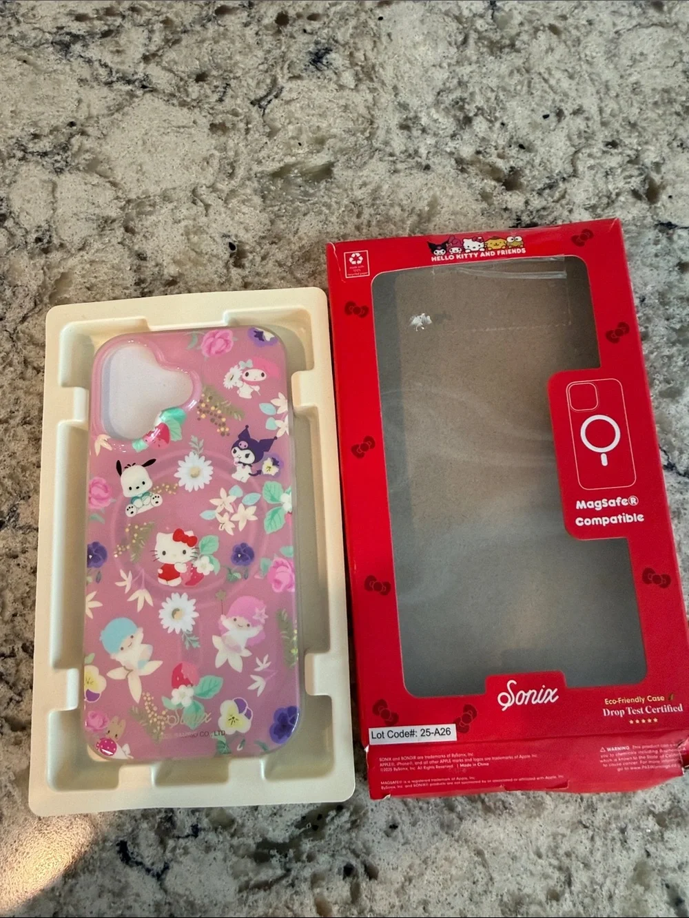 Sonix Hello Kitty and friends Floral Pink iPhone Case iPhone 17 NEW
